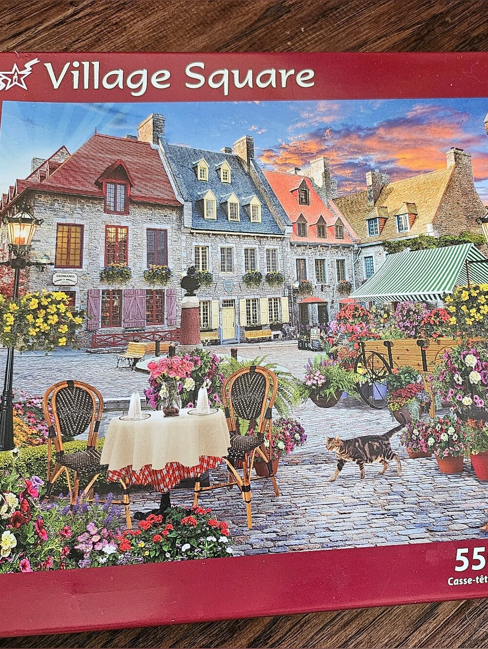 VCC European Village Square Jigsaw Puzzle 550 Piece